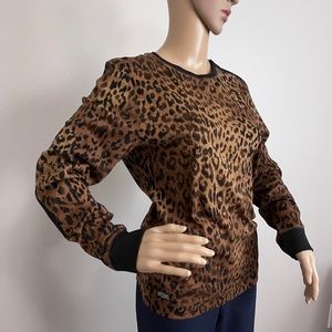 Lauren Ralph Lauren Women’s Brown Multi Casual Top size XL